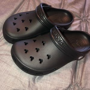 NWOT Black Disney crocs